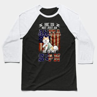 Akita Flag Baseball T-Shirt